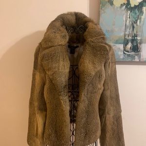 Mink jacket,length-21”, sleeve length-25”, shoulders-17”, chest-19”